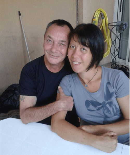 Happy couple facing a sheriff sale sold their house fast in Lake Como.