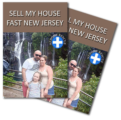Sell My House Fast guide cover features a couple and child.